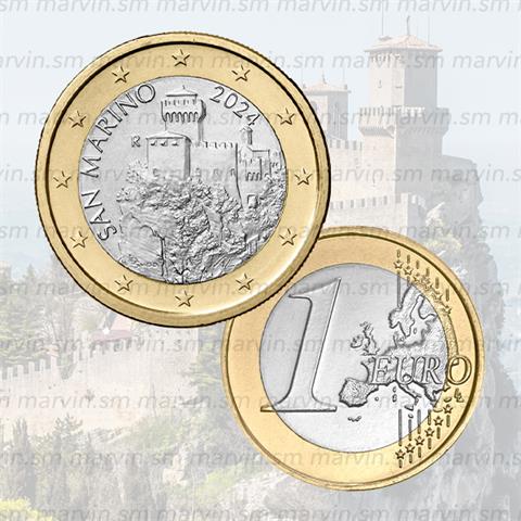  1 euro - La Cesta - San Marino - 2024 - UNC 