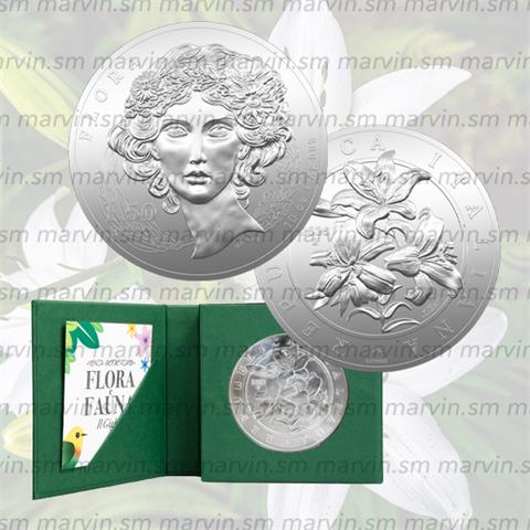  1,50 Euro - Giglio - Flora e Fauna - Italia - 2026 – 10 OZ - AG BULLION 