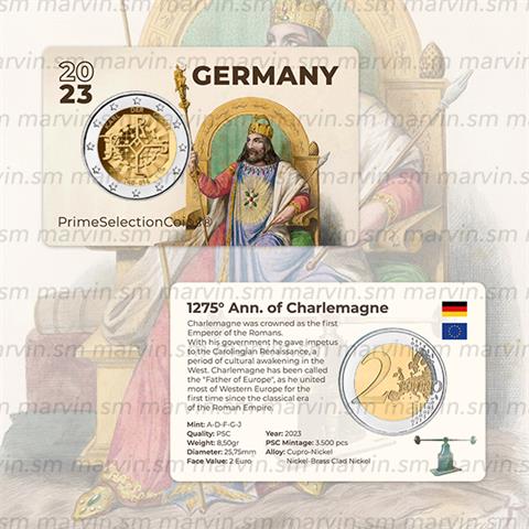  2 euro - Carlo Magno - Germania - 2023 - PSC 