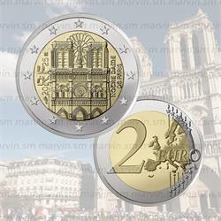 2 euro - Notre-Dame de Paris - Francia - 2025 - FDC