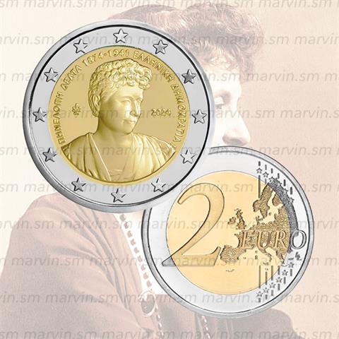  2 euro - Penelope Delta - Grecia - 2024 - UNC 