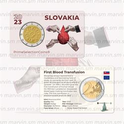  2 euro - Prima Trasfusione - Slovacchia - 2023 - PSC
