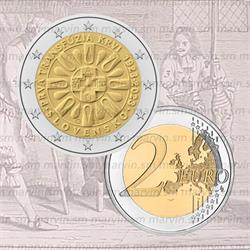 2 euro prima trasfusione slovacchia 2023 unc