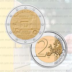 2 euro servizio postale slovakia 2023 unc