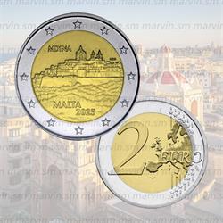 2 Euro – Medina – Malta – 2025 – UNC