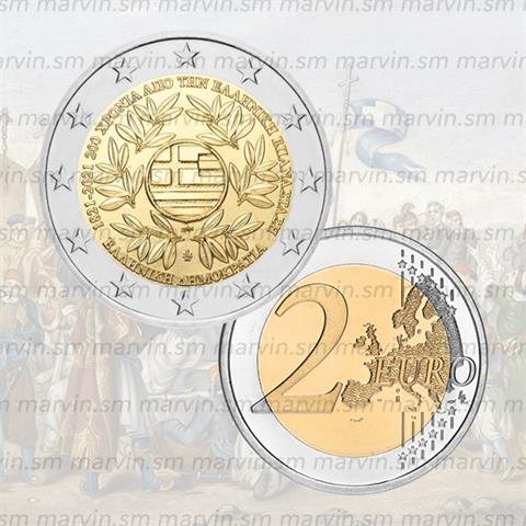  2 euro - Guerra d'Indipendenza - Grecia - 2021 - UNC 