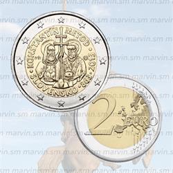 2 euro - Missione nella Grande Moravia - Slovacchia - 2013 - UNC