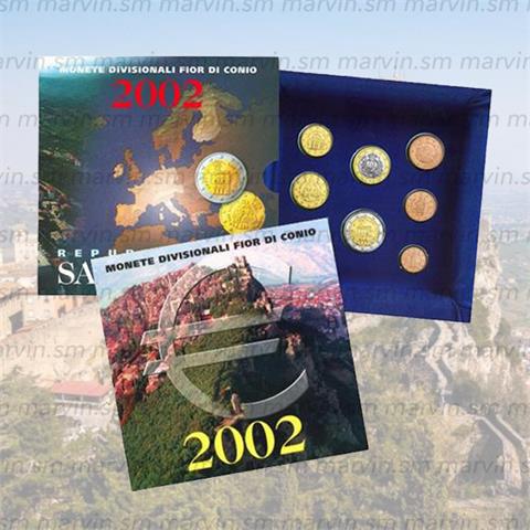  Serie Euro - San Marino - 2002 - 8 monete - FDC  