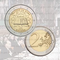 2 euro - Trattato di Roma - Spagna - 2007 - UNC