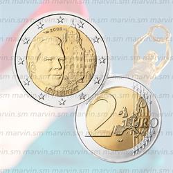 2 euro - Castello di Berg - Lussemburgo - 2008 - UNC