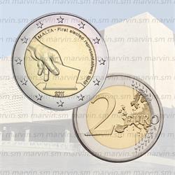2 euro - Storia Costituzionale - Malta - 2011 - UNC