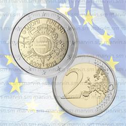 2 euro - Anniversario Euro - Finlandia - 2012 - UNC