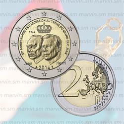 2 euro - Granduca Jean - Lussemburgo - 2014 - UNC