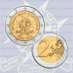 2 euro - Forza di Polizia - Malta - 2014 - UNC