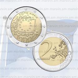 2 euro - Bandiera UE - Cipro - 2015 - UNC