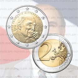 2 euro - François Mitterrand - Francia - 2016 - UNC