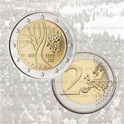 2 euro - Indipendenza - Estonia - 2017 - UNC