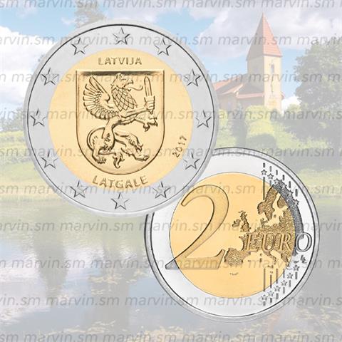  2 euro - Letgallia - Lettonia - 2017 - UNC 