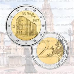 2 euro - Santa Maria del Naranco - Spagna - 2017 - UNC