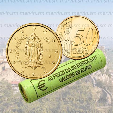 50 cent - San Marino - 2019 - Rotolino  