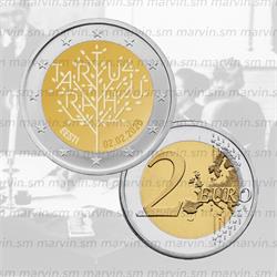 2 euro - Trattato di Tartu - Estonia - 2020 - UNC