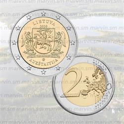 2 euro - Aukstaitija - Lituania - 2020 - UNC