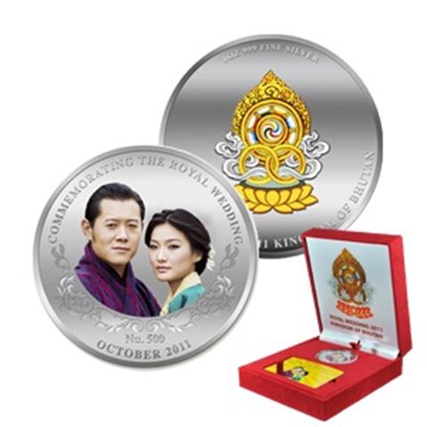  1 Oncia - Matrimonio Reale - Bhutan - 2011 - AG FS 