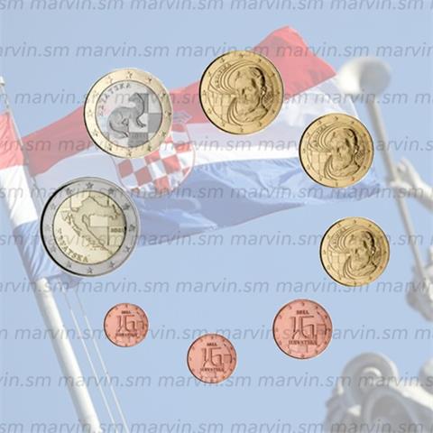  EURO SET - Croazia - 2023 - 8 monete - Blister 