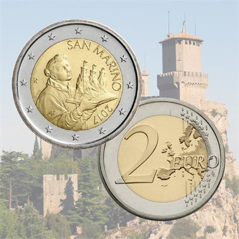  2 euro - Moneta di Circolazione - San Marino - 2017 - C 