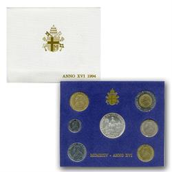 1994 – Vaticano – Serie Divisionale “Papa Giovanni Paolo II - Solidarietà”