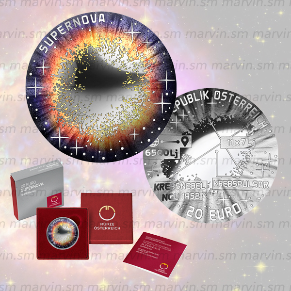 20 euro Supernova Austria 2024 Silver PROOF