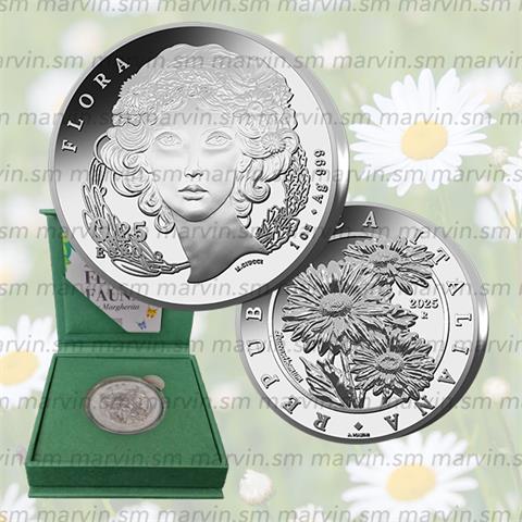  0,25 Euro - Flora  - Italia - 2025 - 1 OZ - BOX - AG BULLION 