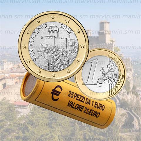 1 euro - La Cesta - San Marino - 2022 - Rotolino - UNC 