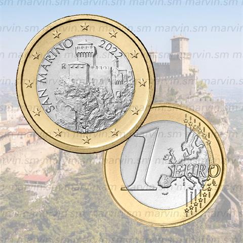  1 euro - La Cesta - San Marino - 2022 - UNC 