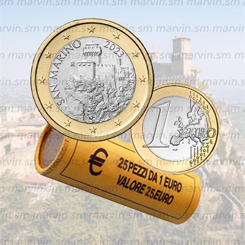 1 euro - La Cesta - San Marino - 2023 - Rotolino - UNC 