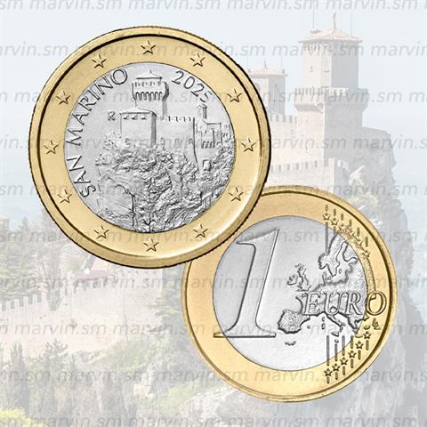  1 Euro - La Cesta - San Marino - 2025 - UNC 