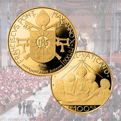  100 euro - Gravissimum Educationis - Vaticano - 2022 - Oro - PROOF 