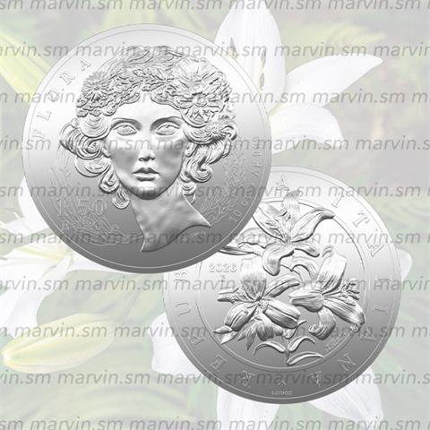  1,50 Euro - Giglio - Flora e Fauna - Italia - 2026 – 10 OZ - AG BULLION 