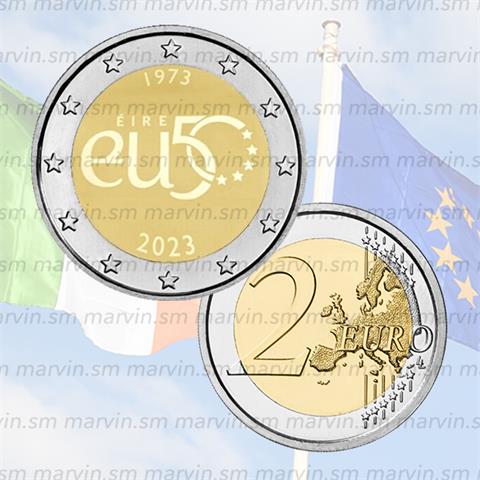  2 euro - Adesione all'UE - Irlanda - 2023 - UNC 