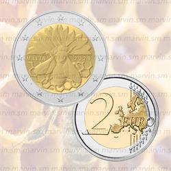 2 euro ape mellifera maltese malta 2024 unc