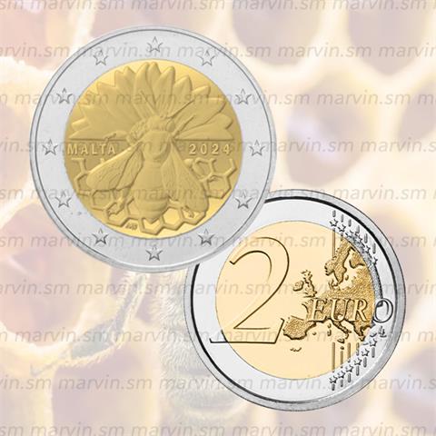  2 euro - Ape Mellifera Maltese - Malta - 2024 - UNC 