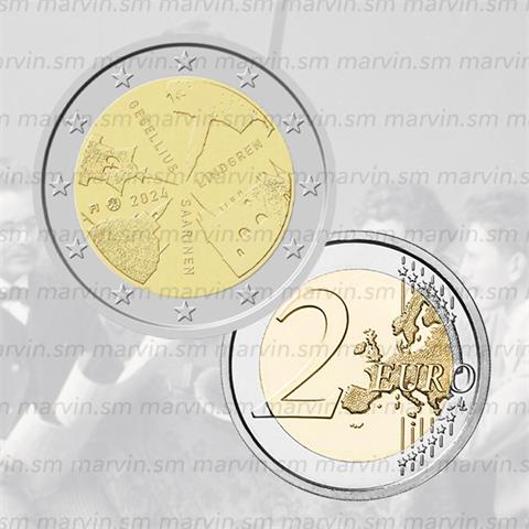  2 euro - Architettura Finlandese - Finlandia - 2024 - UNC 