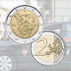 2 euro arma dei carabinieri italia 2014 unc
