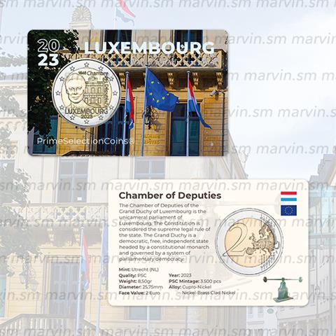  2 euro - Camera dei Deputati - Lussemburgo - 2023 - PSC 