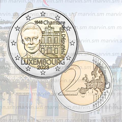  2 euro - Camera dei Deputati - Lussemburgo - 2023 - UNC 