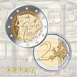 2 euro - Costituzione di Francoforte - Germania - 2024 - UNC