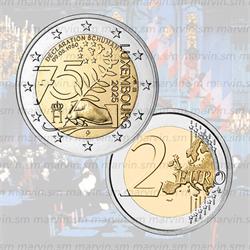 2 Euro - Dichiarazione di Schuman - Lussemburgo - 2025 - UNC