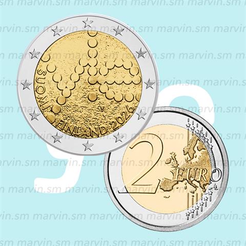  2 Euro - Emittente Yle - Finlandia - 2026 - UNC 