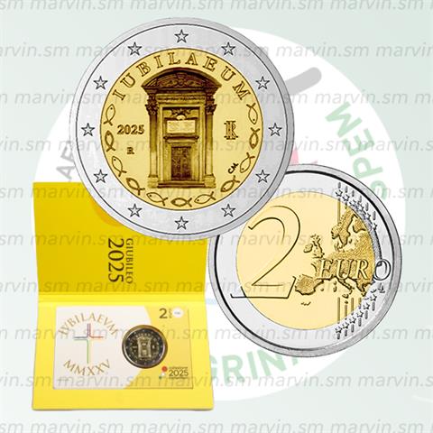  2 Euro - Giubileo - Italia - 2025 - Coincard - FDC 