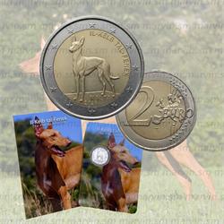 2 Euro - Il cane del Faraone - Malta - 2026 - Coincard - FDC
